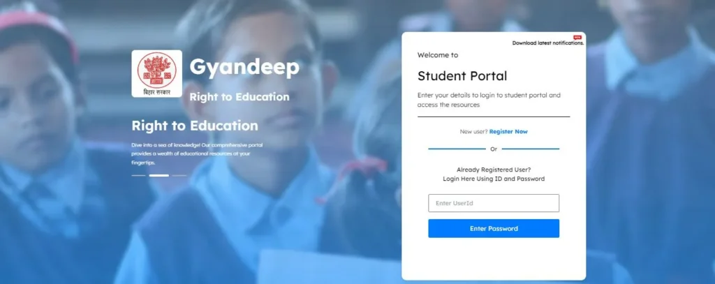 Gyandeep Portal Registration